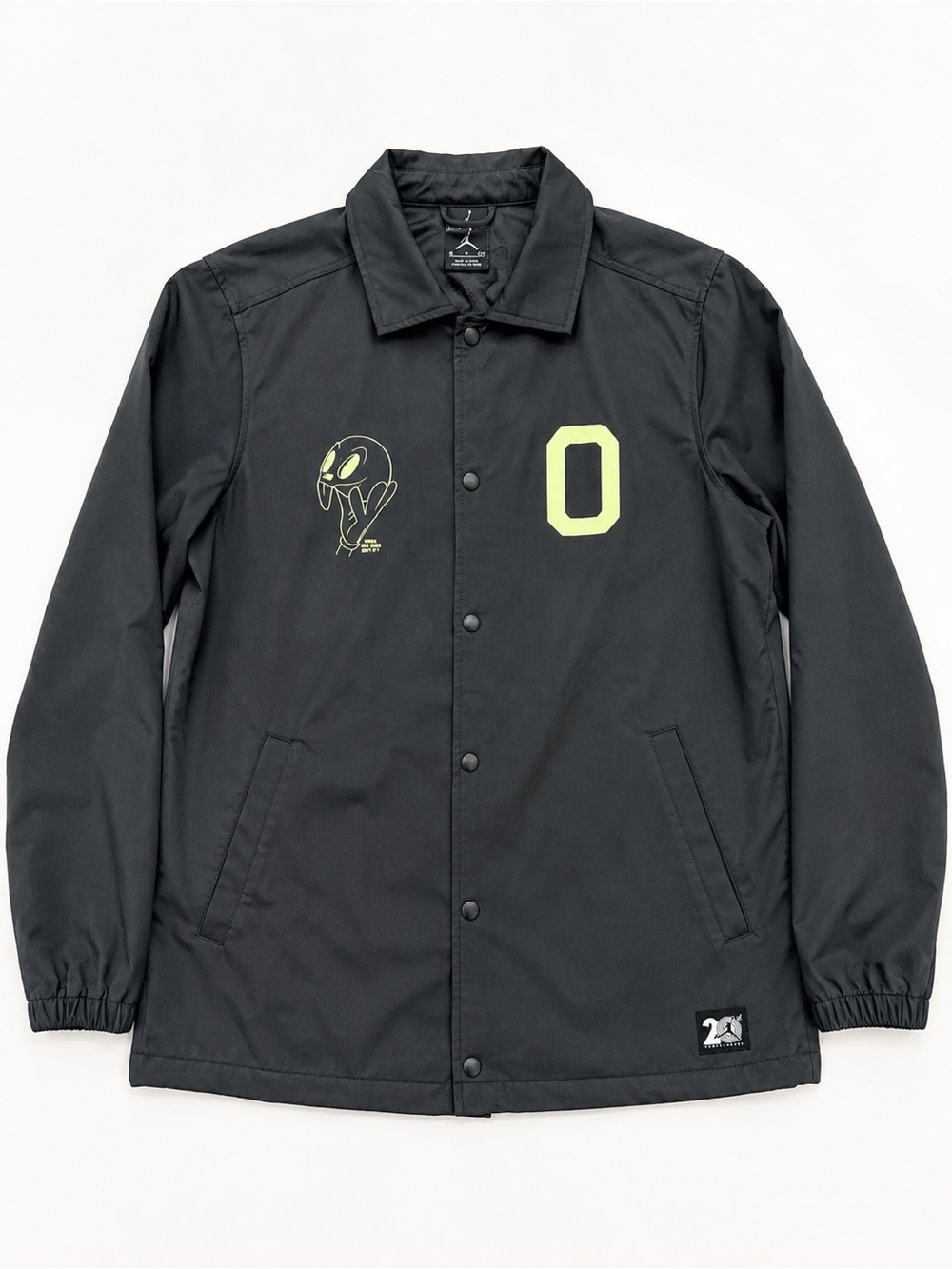 Jordan Space Jam 20th Anniversary Glow in the Dark Coaches Jacket Small